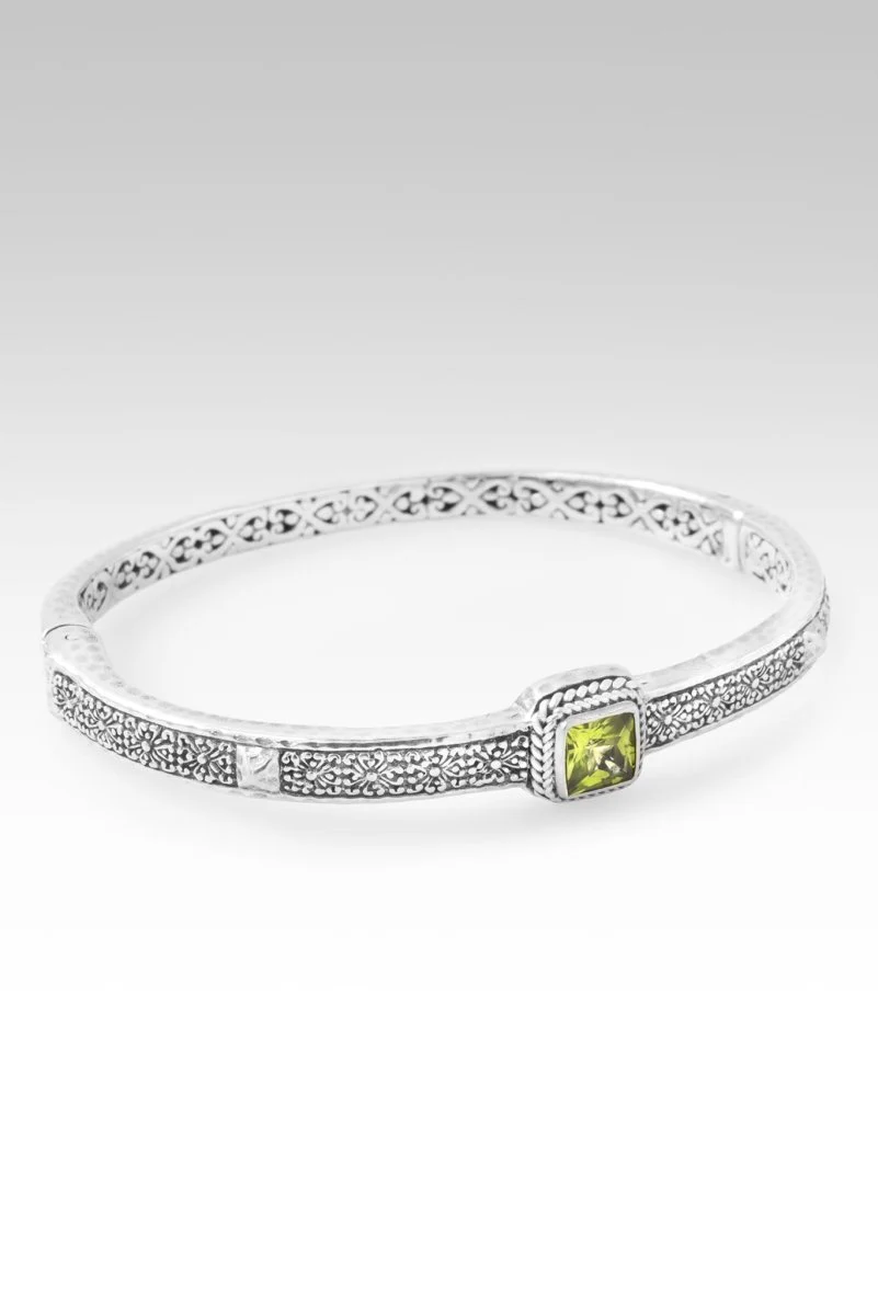 Abide In Me Bangle™ In Peridot - Image 4