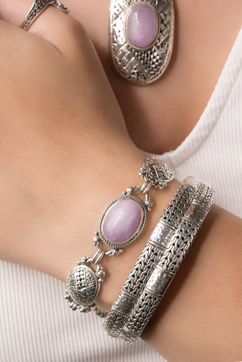 All Your Promises Bangle™ in Chainlink - Image 6