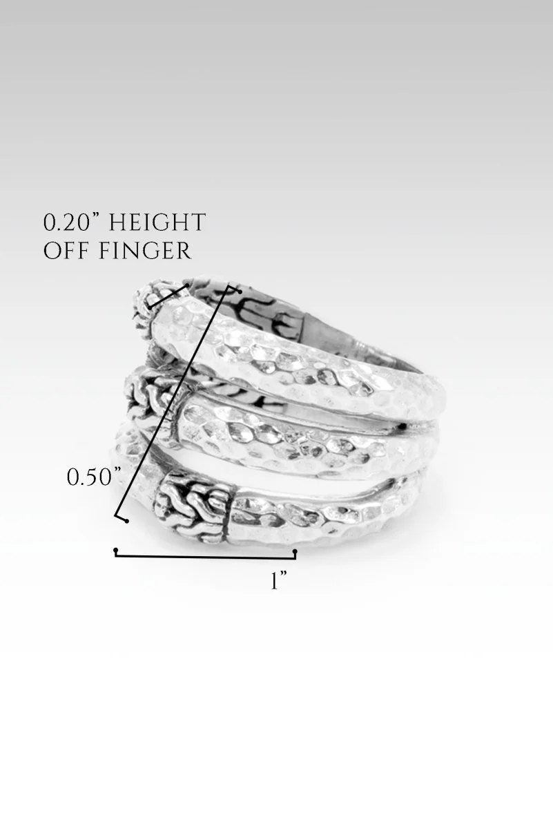 Chains Broken Ring™ in Chainlink - Image 5