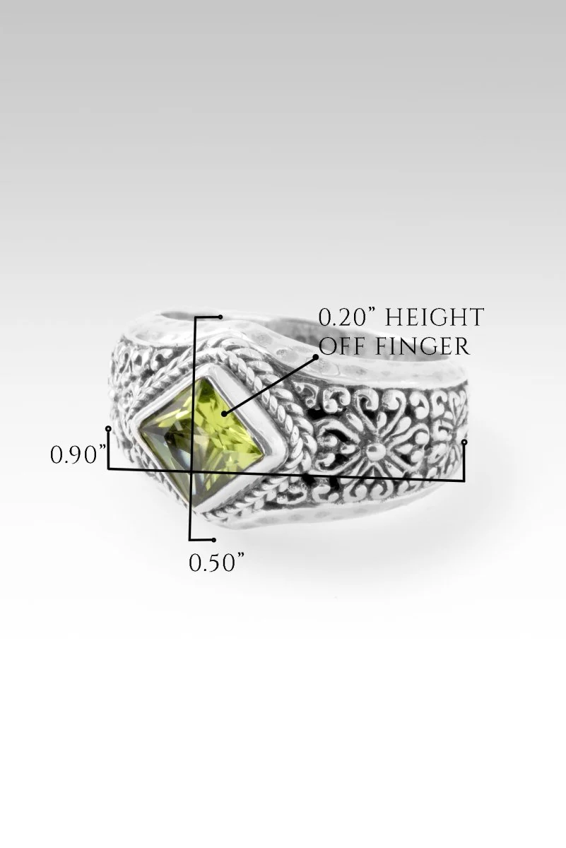 Counting Blessing's Ring II™ in Peridot - Image 6