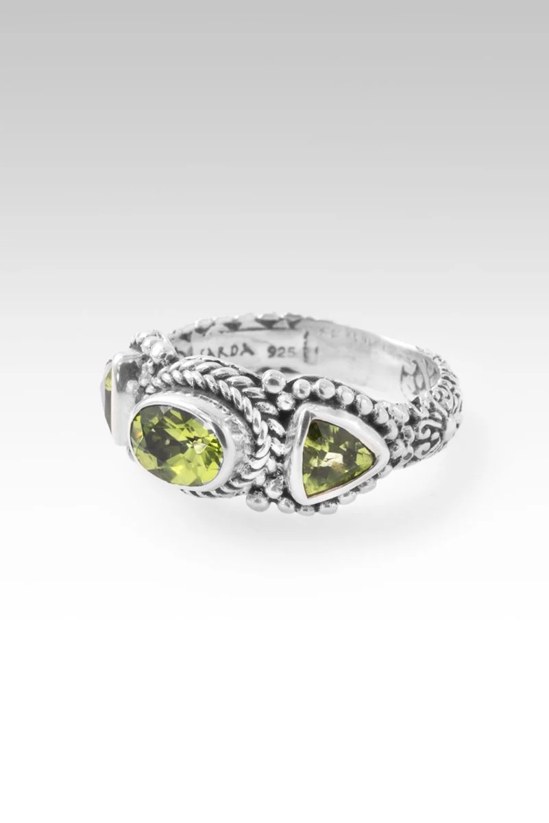 Counting Blessing's Ring III™ in Peridot - Image 3