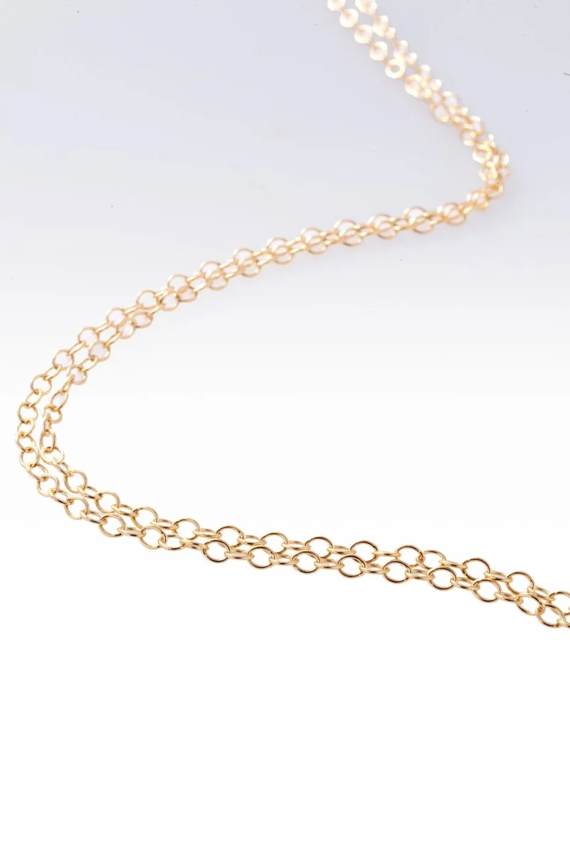 18K Gold Direct My Path Necklace™ in White Zircon - Image 6