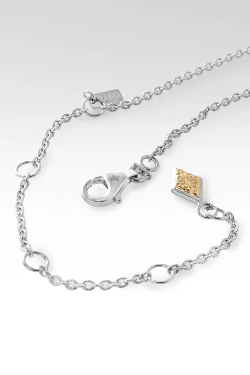 Embrace Freedom Necklace II™ in 18K Gold & Rhodium Over Sterling Silver - Image 6