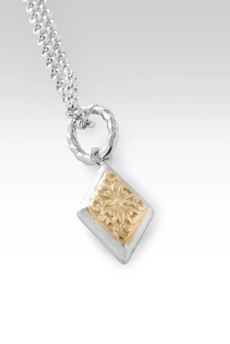Embrace Freedom Necklace™ in 18K Gold & Rhodium Over Sterling Silver - Image 3