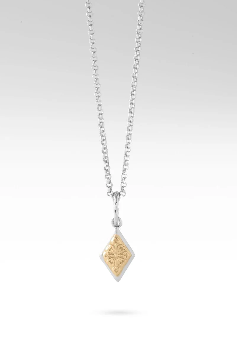 Embrace Freedom Necklace™ in 18K Gold & Rhodium Over Sterling Silver - Image 4