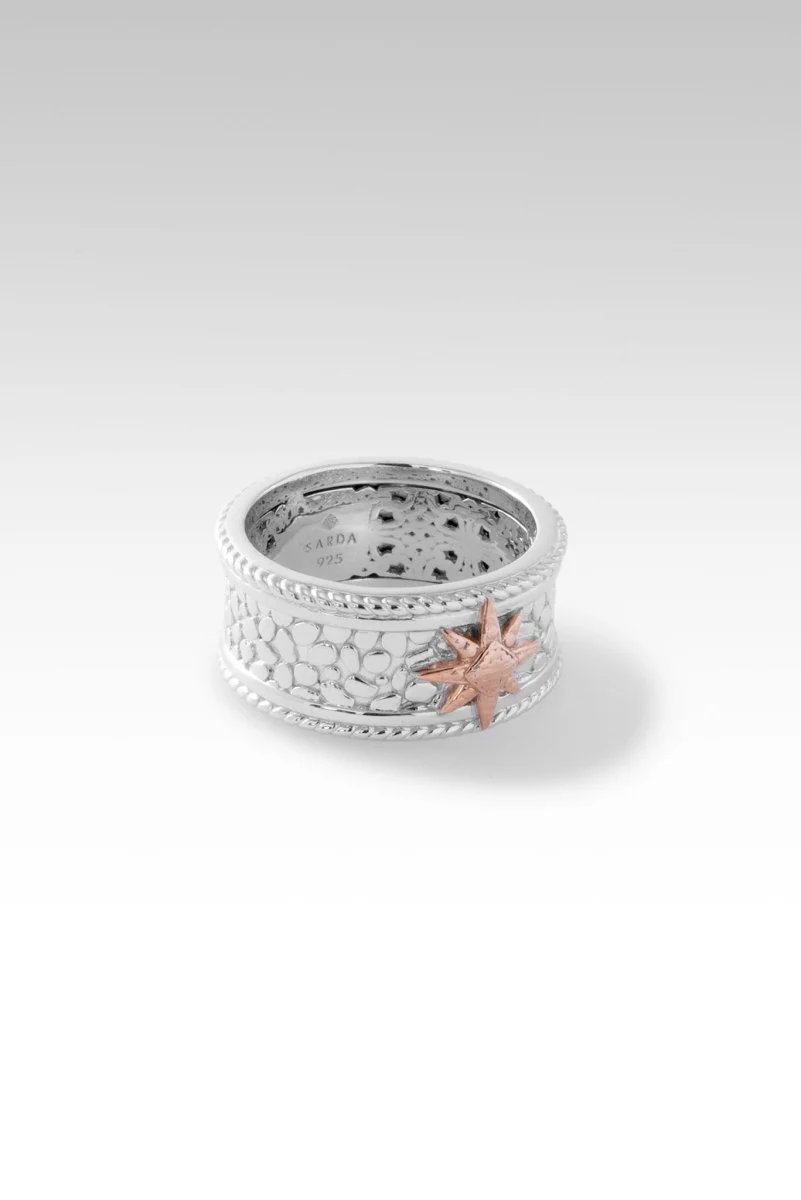 Faith Bursting Ring™ in 18K Rose Gold Over Sterling Silver - Image 3