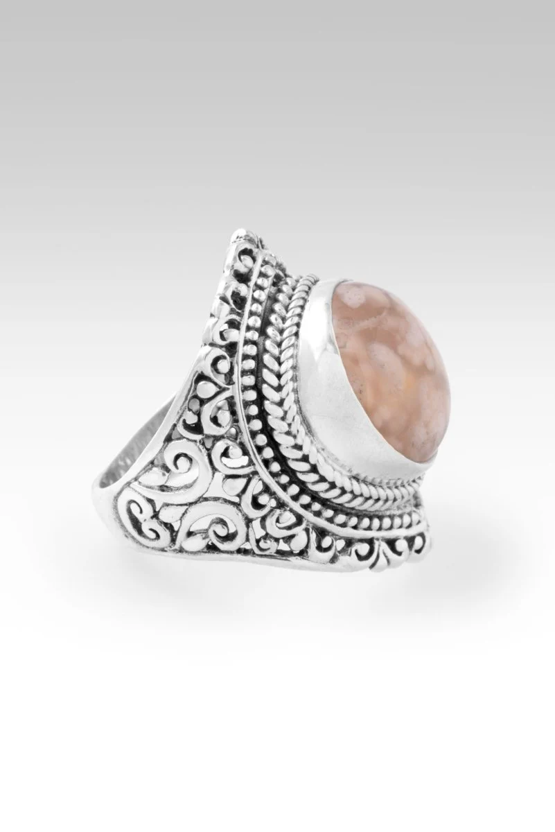 Faithfulness in Bloom Ring II™ in Flower Agate - Image 4