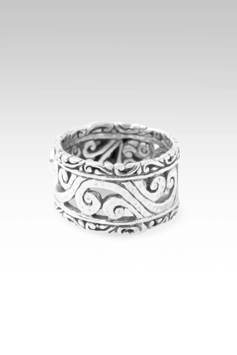 God's Presence Ring™ in Rainbow Moonstone - Image 3