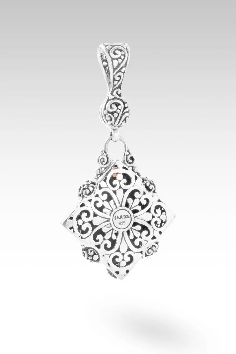 Hello Hope, Goodbye Hopelessness Pendant™ in Rose Quartz & Pink Opal - Image 4