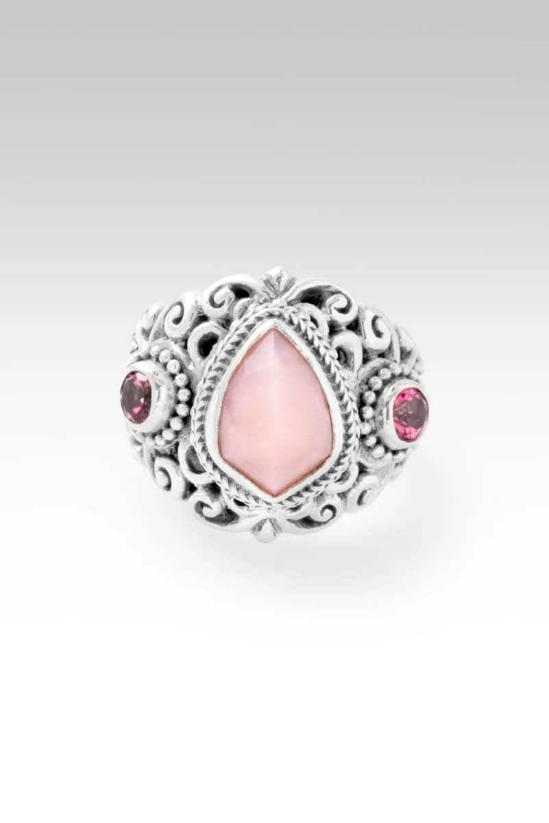 Hello Worthy, Goodbye Not Enough Ring™ in Pink Opal & Pale Plum™ Mystic Topaz - Image 3