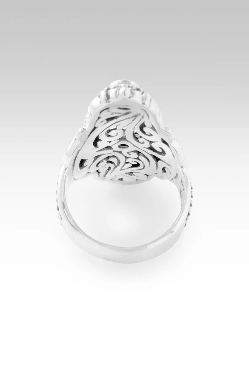 Hello Worthy, Goodbye Not Enough Ring™ in Rose Quartz & Pale Plum™ Mystic Topaz - Image 5