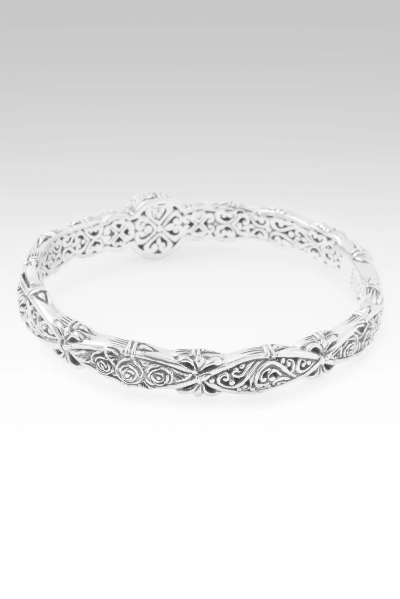 Hope Is Coming Bangle Bracelet™ in Zodiac Fun™ Mystic Quartz & Wild Side™ Mystic Quartz - Image 3