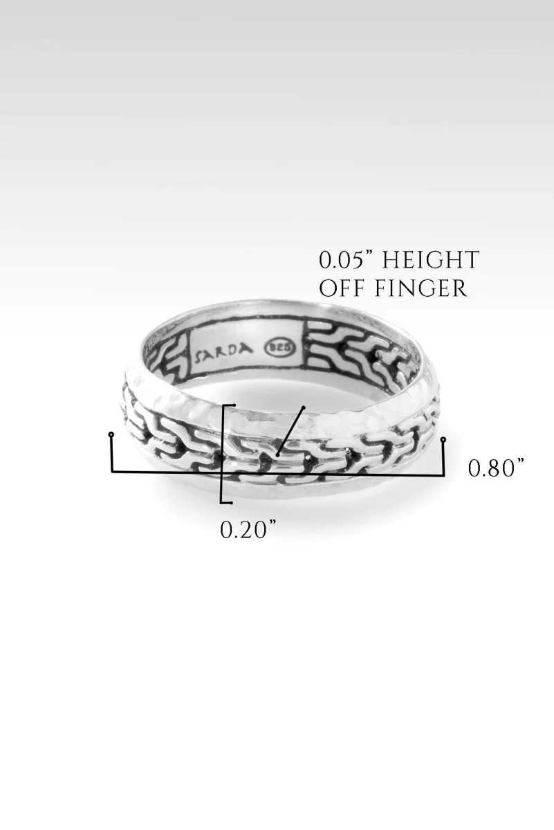 Iron Courage Ring™ in Chainlink - Image 5
