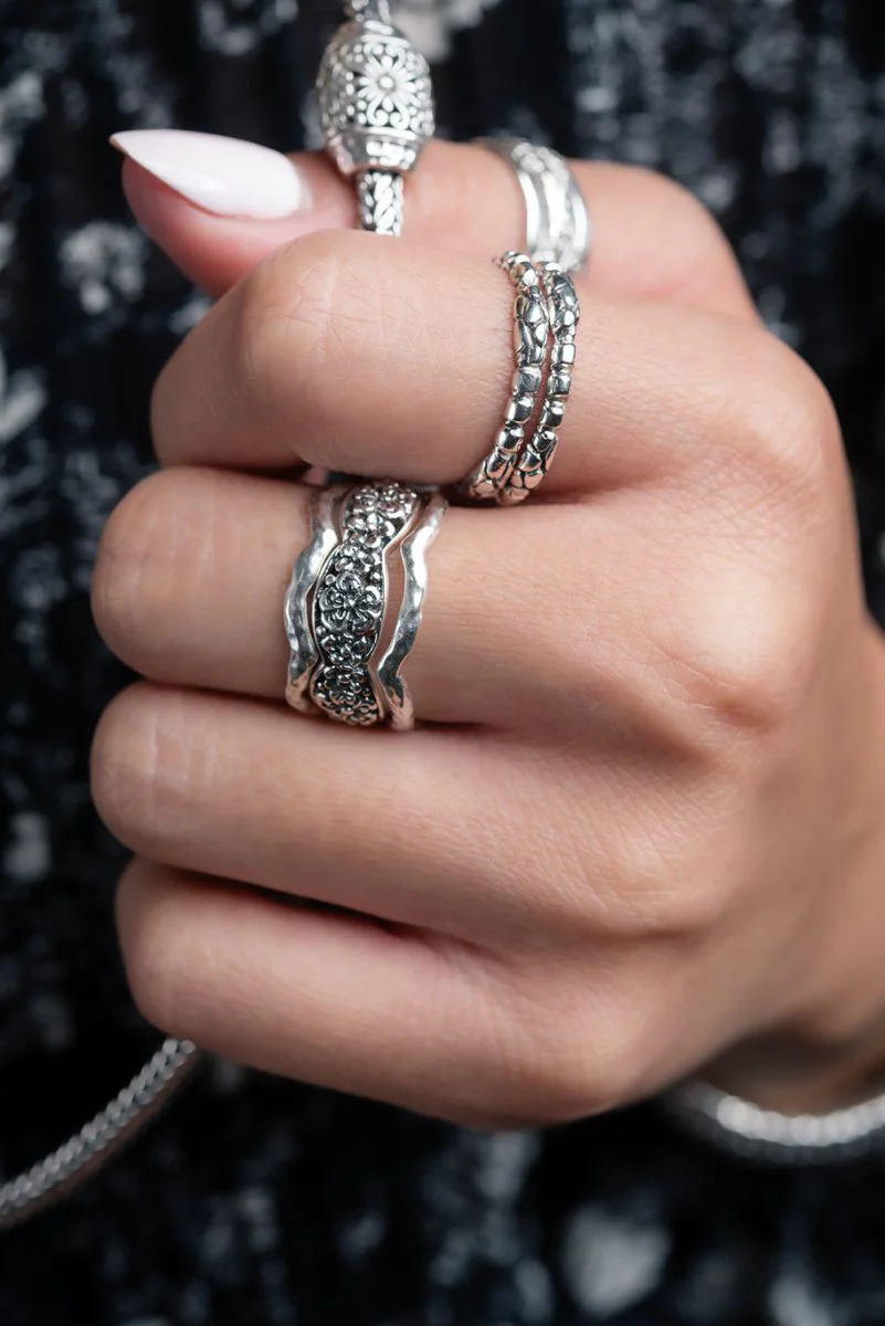 Joyful Worship Ring Set of 2™ in Watermark - Image 7