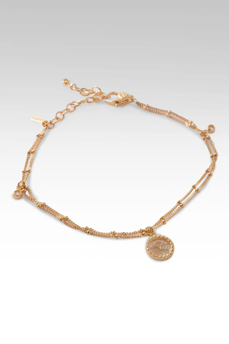 Layers of Perseverance Anklet™ in White Zircon - Image 3