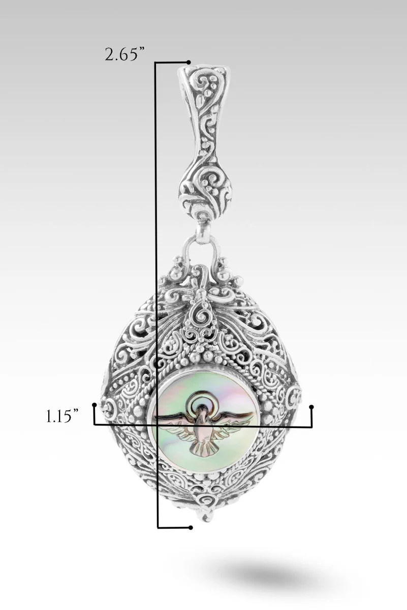 His Guaranteed Hope Pendant™ in Black Mother of Pearl - Image 5