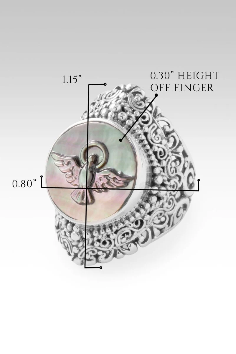 His Guaranteed Hope Ring™ in Black Mother of Pearl - Image 7