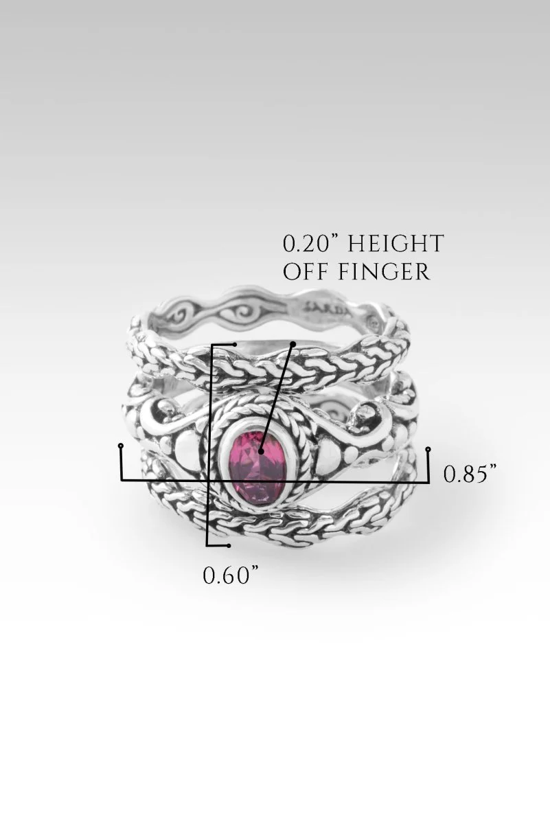 Love One Another Ring II Set of 3™ in Pink Tourmaline - Image 7