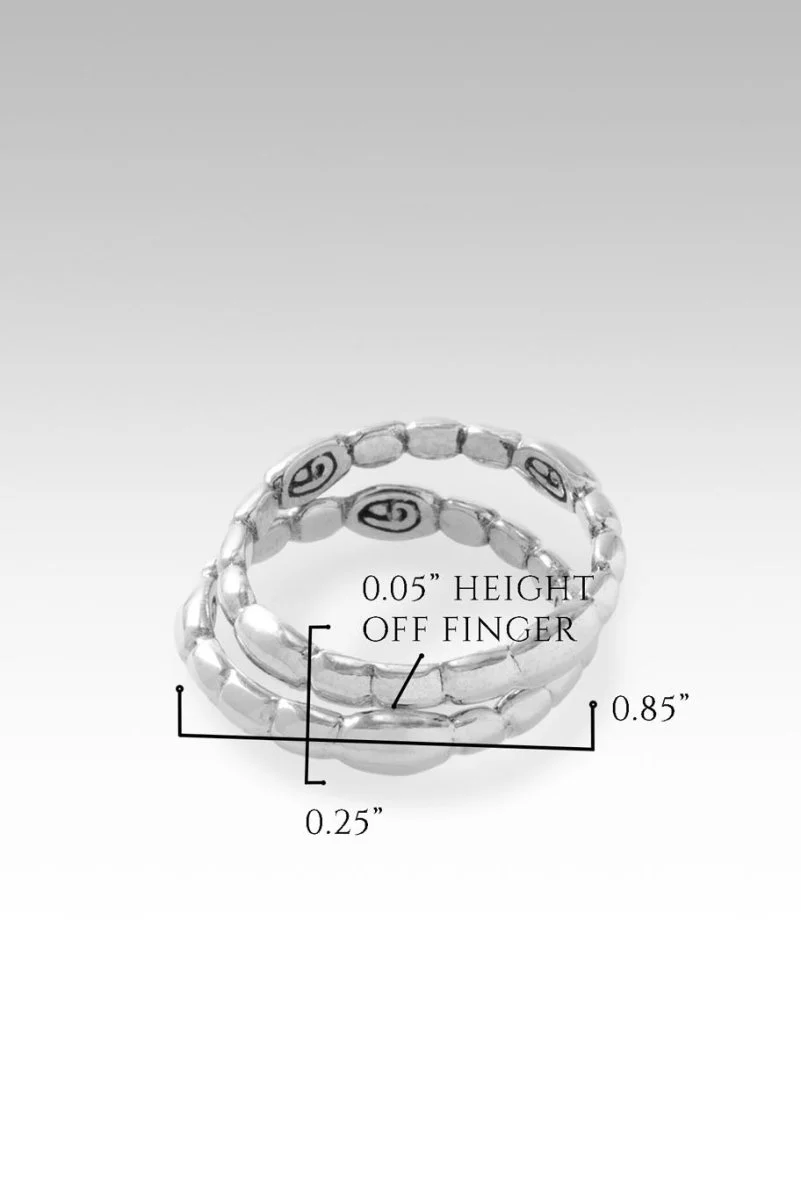 Bubbling Happiness Ring Set of 2™ in High Polish - Image 6