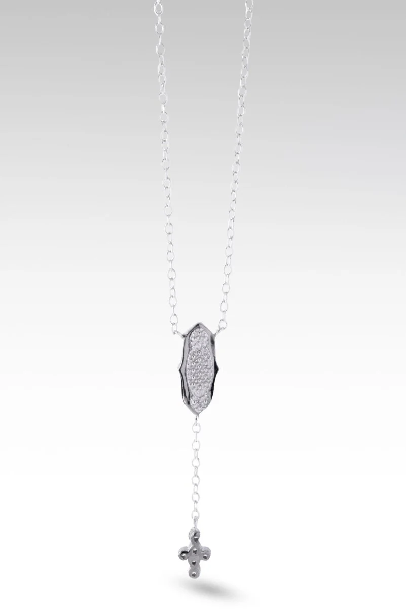 Rhodium Passionate Promises Necklace™ in White Zircon - Image 4