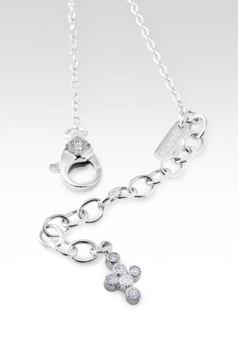 Rhodium Passionate Promises Necklace™ in White Zircon - Image 6