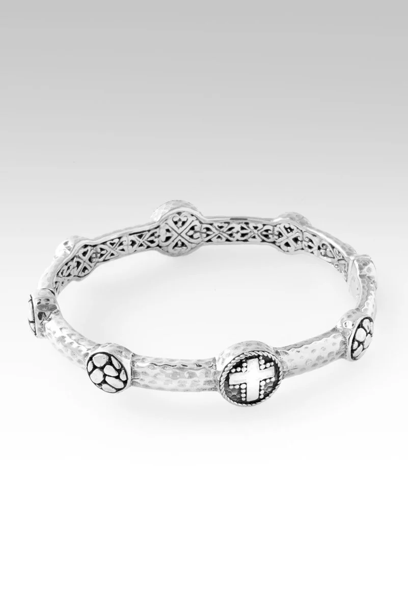 Shield Of Faith Bangle™ in Watermark - Image 3