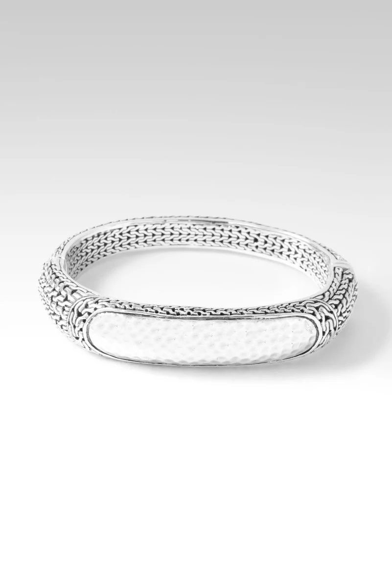 Be Stronger Bangle™ in Chainlink - Image 5