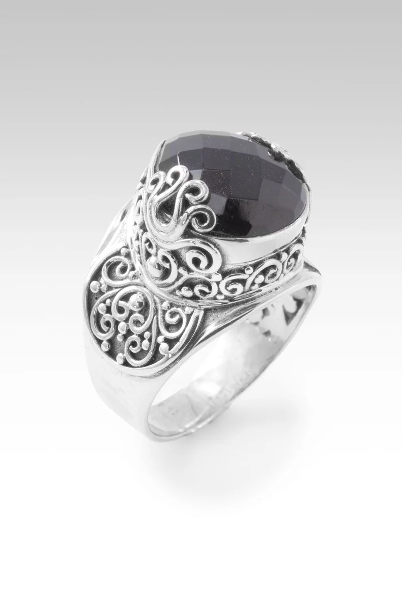 Trust and Believe Ring™ in Black Spinel - Image 3