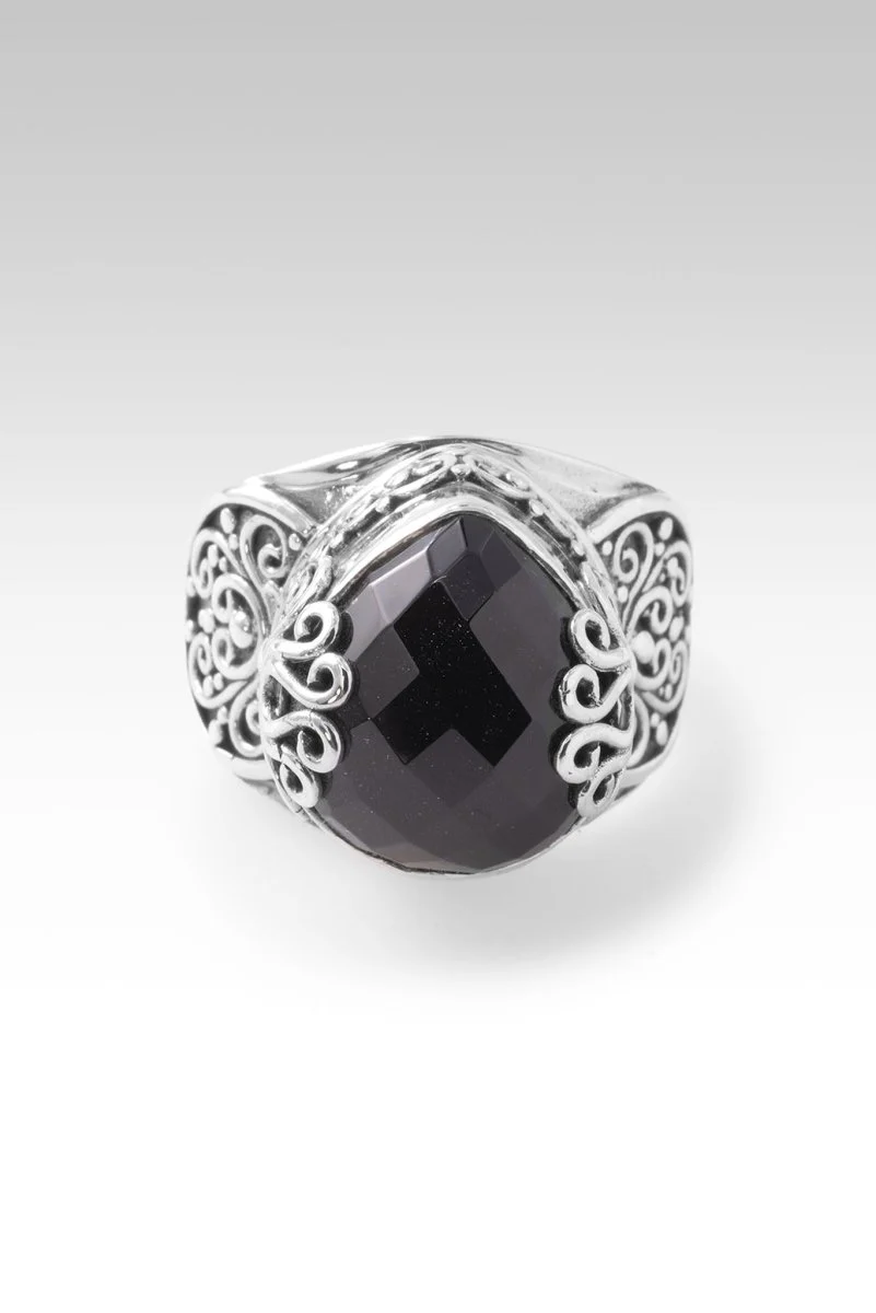 Trust and Believe Ring™ in Black Spinel - Image 4