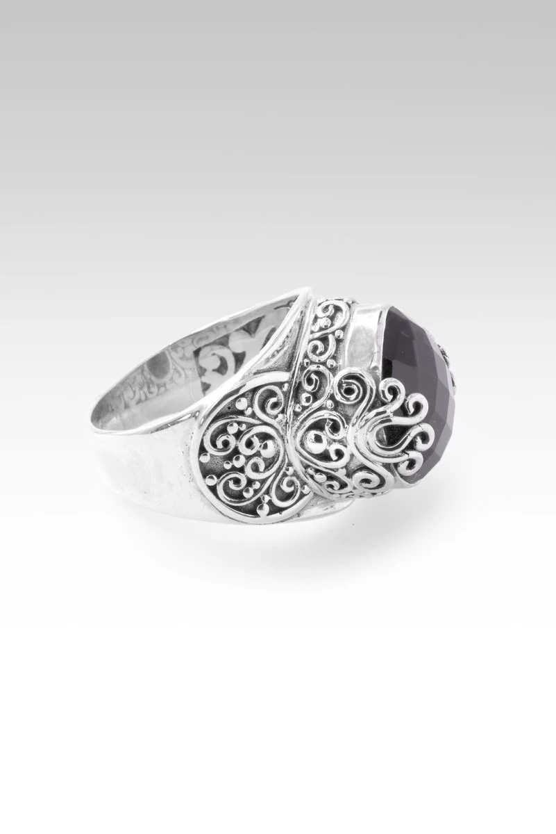 Trust and Believe Ring™ in Black Spinel - Image 5