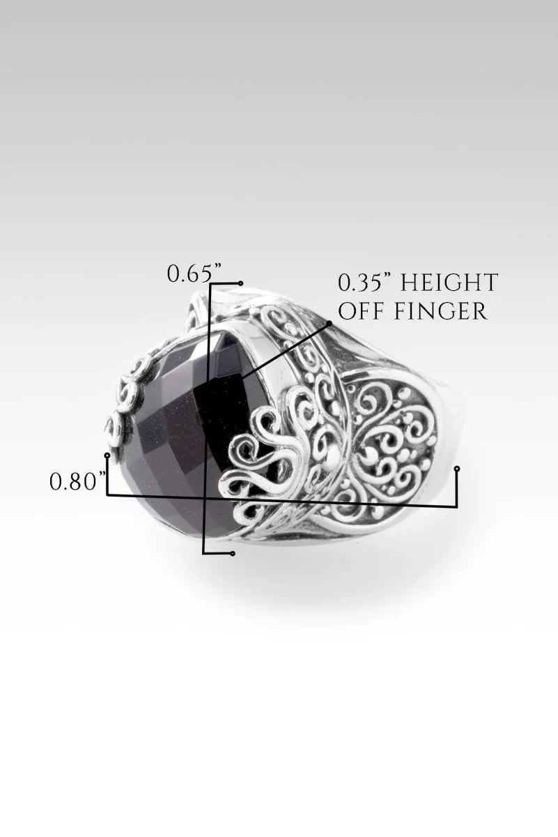 Trust and Believe Ring™ in Black Spinel - Image 7