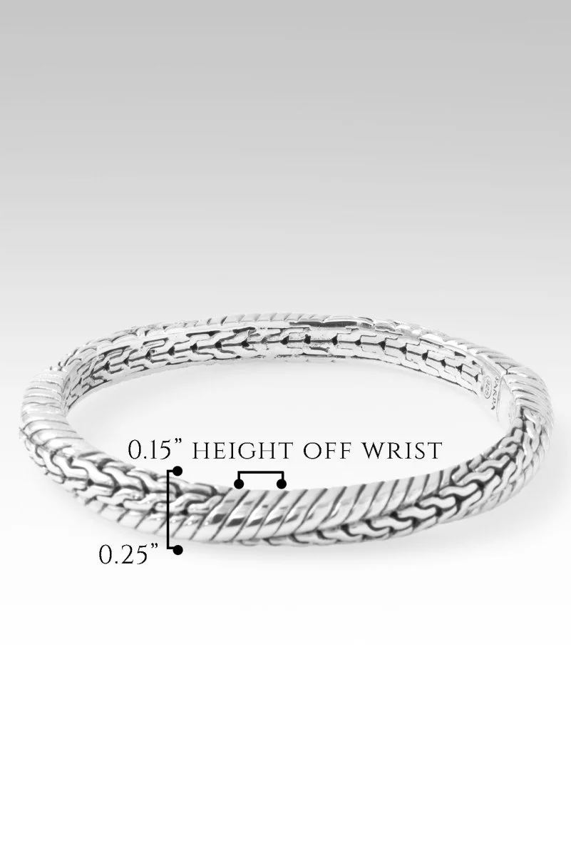 Trust the Journey Bangle™ in Chainlink - Image 5