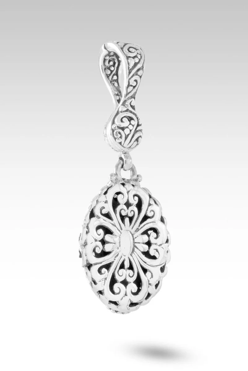 UR Good Plans Pendant™ in Snowflake Obsidian & Black Spinel - Image 4